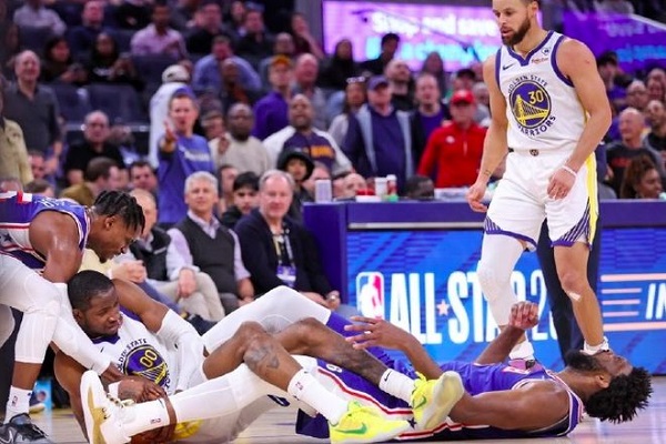 76人不敌勇士遭4连败 恩比德伤退  第1张