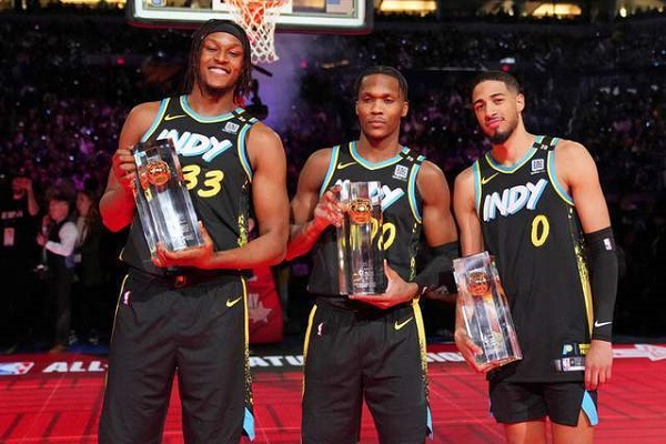 2024全明星技巧赛：步行者队击败明星队和状元队 第1张