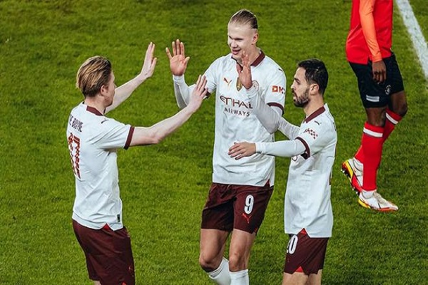 足总杯曼城6-2卢顿，哈兰德完成五子登科 第2张