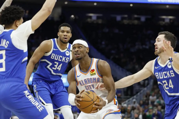 雷霆亚历山大闪耀，116比112险胜雄鹿字母哥